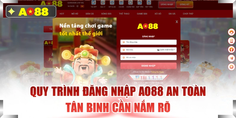 Quy Trình Đăng Nhập AO88 An Toàn Tân Binh Cần Nắm Rõ